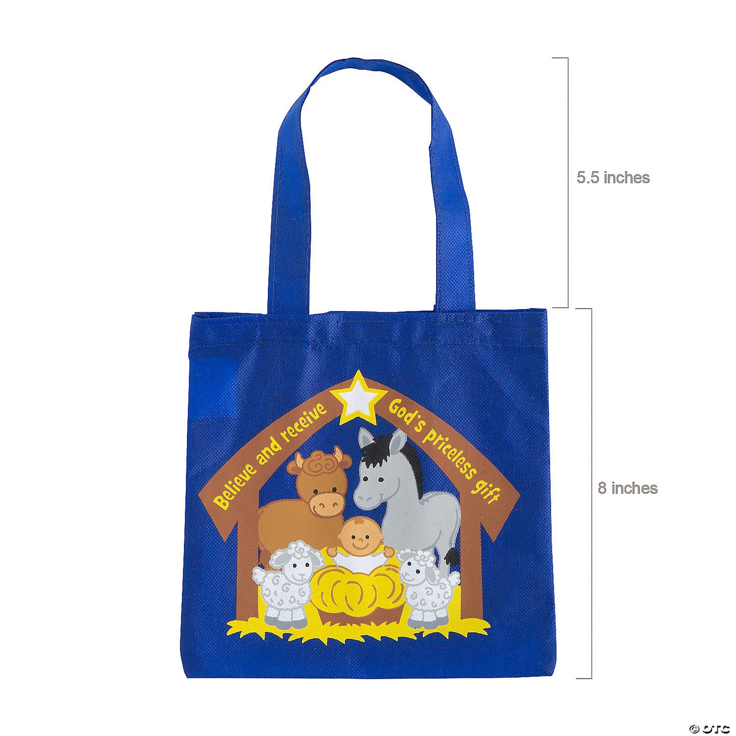 Nativity with Baby Jesus Tote Bag
