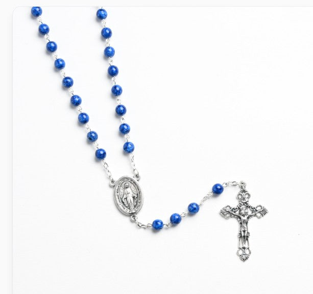 Carlo Acutis Blue Rosary