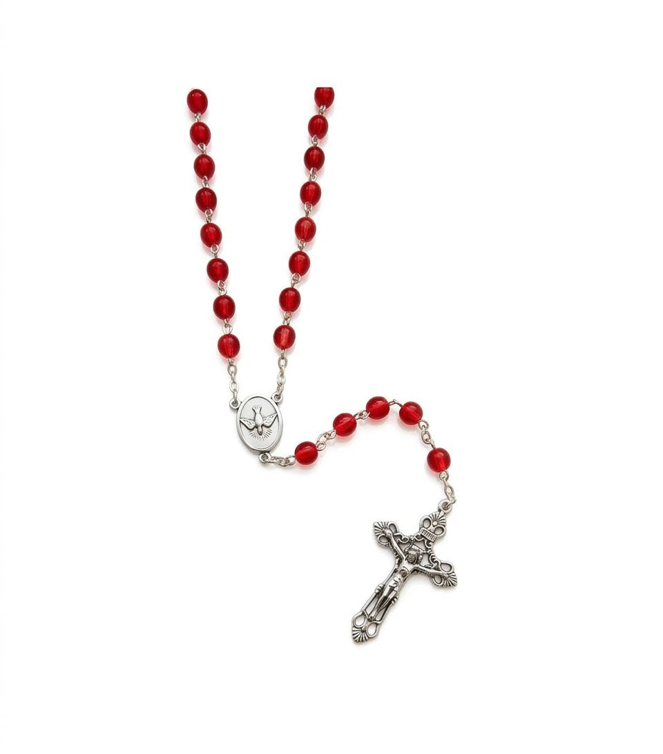 Confirmation Rosary & Keepsake Case Set