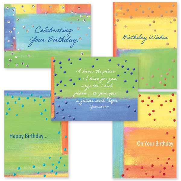 Celebrating God's Blessings - Assorted Birthday Card
