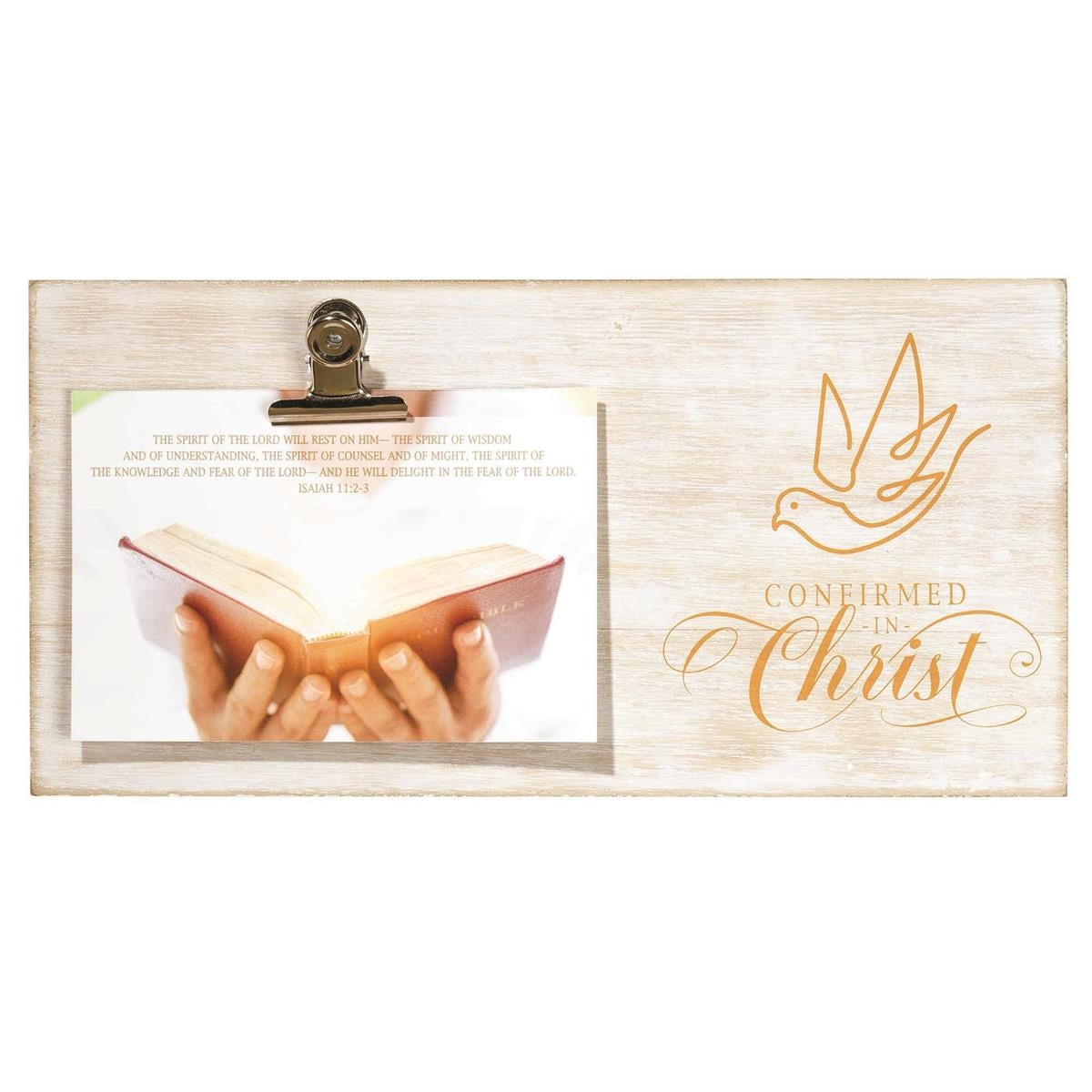Confirmed in Christ – Photo Clip Wall Plaque