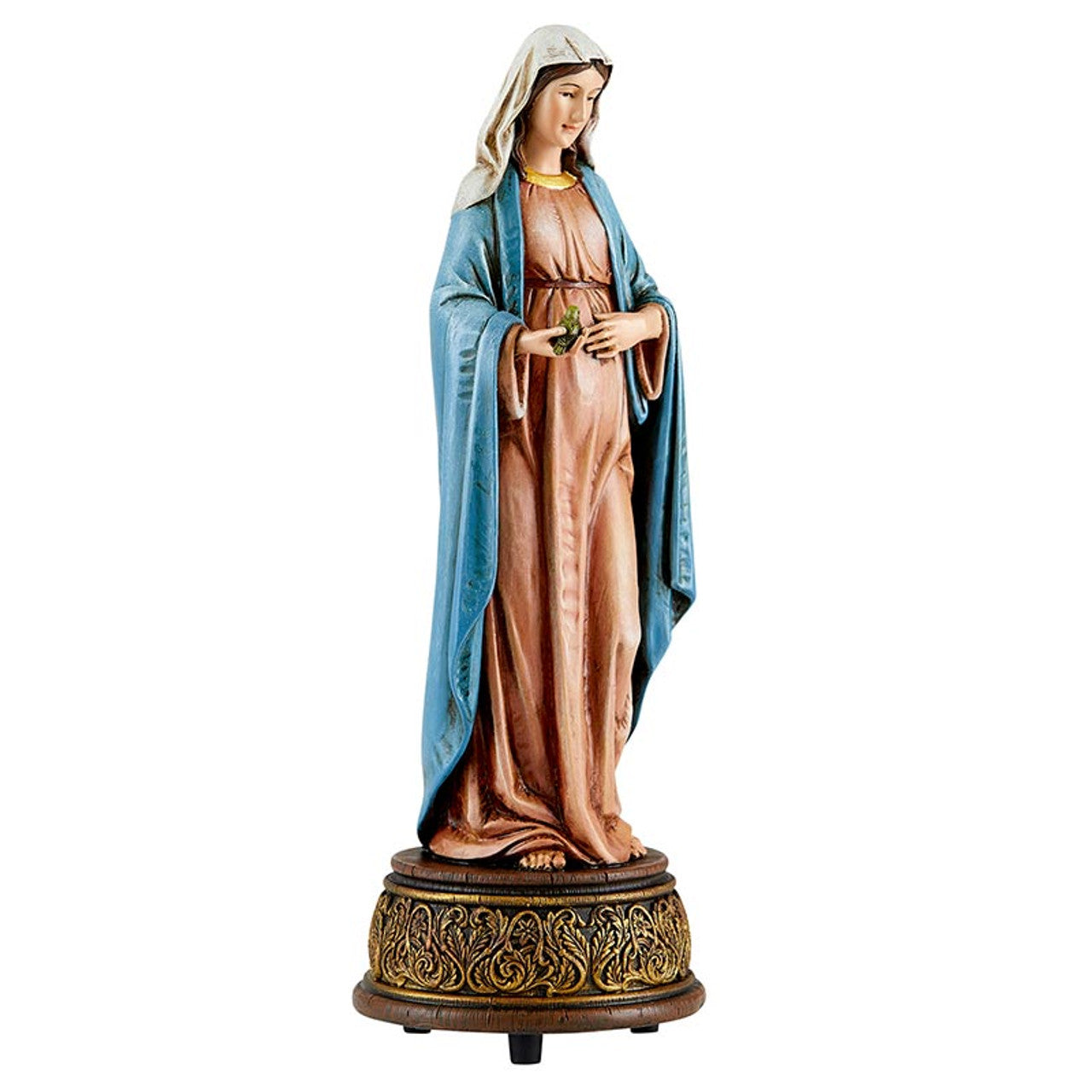 Mary Mother of God Musical Figurine, 9"