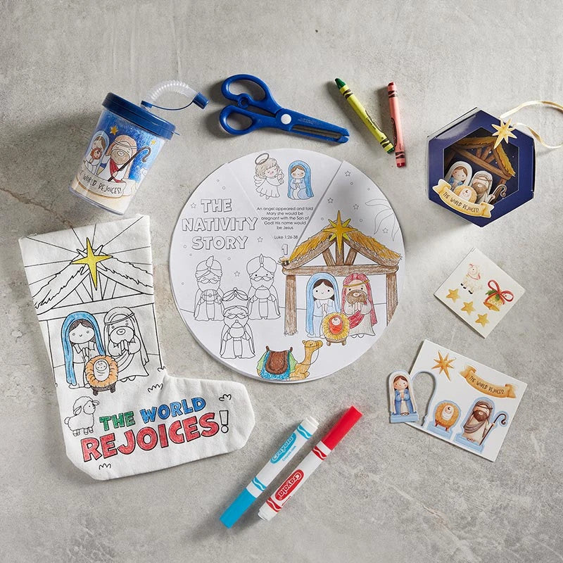 Kids Nativity Diorama Ornament Craft