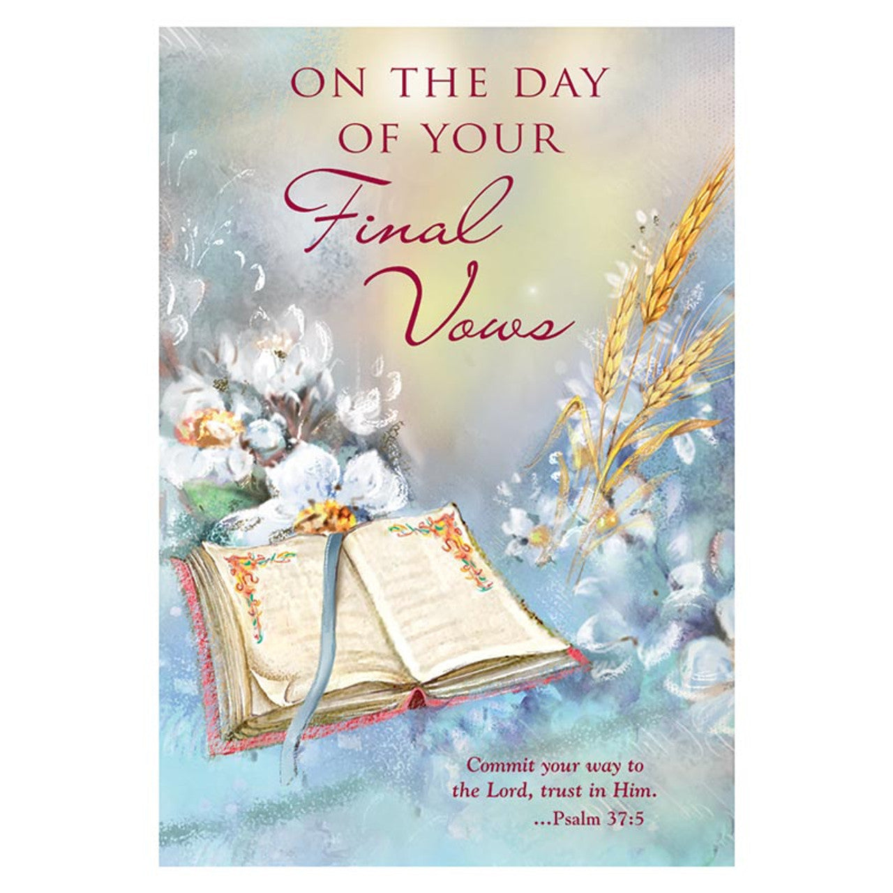 On the Day of Your Final Vows Card
