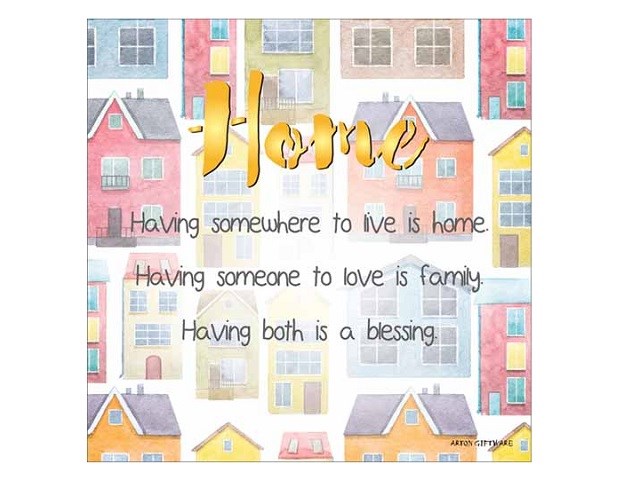 Home LED Block, 6" x 6"