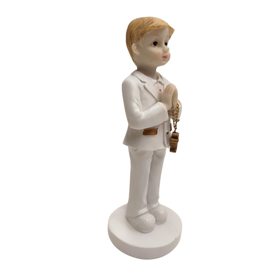 First Communion Standing Boy Figurine, 6.25"