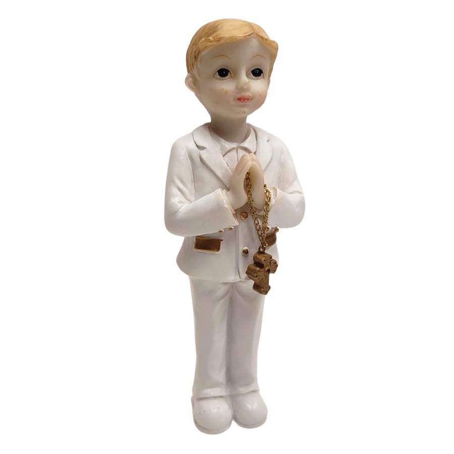 First Communion Standing Boy Figurine, 6.25"