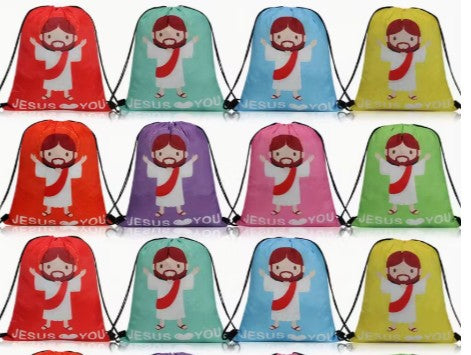 Jesus Drawstring Backpack