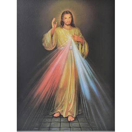 Divine Mercy Jesus Icon, 8"