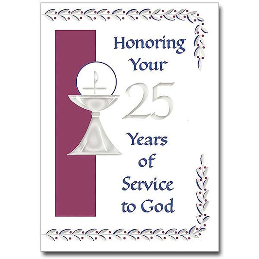 25th Anniversary Priesthood