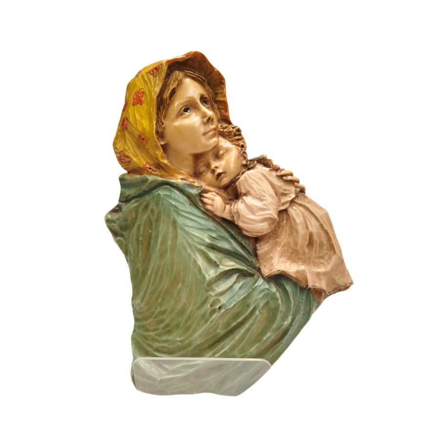 Madonna of the Streets Wall Plaque, 8" (Made in Italy)