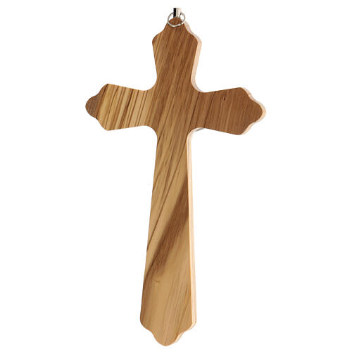 Olive Wood Crucifix, 8"