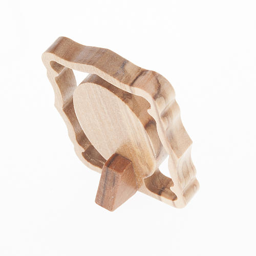 St Francis Holy Picture in Olive Wood Frame (Made in Italy)