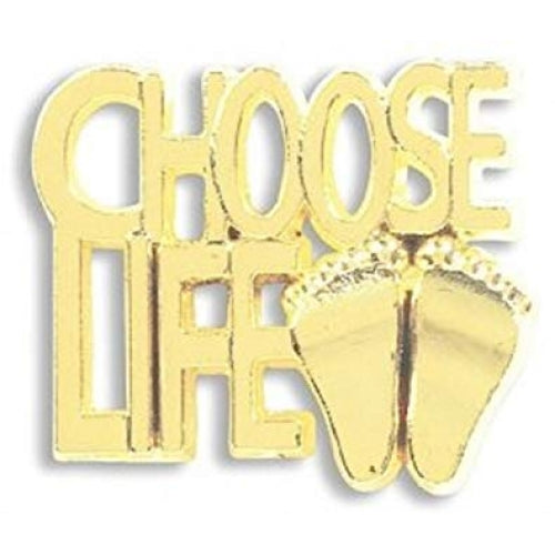 Choose Life Lapel Pin