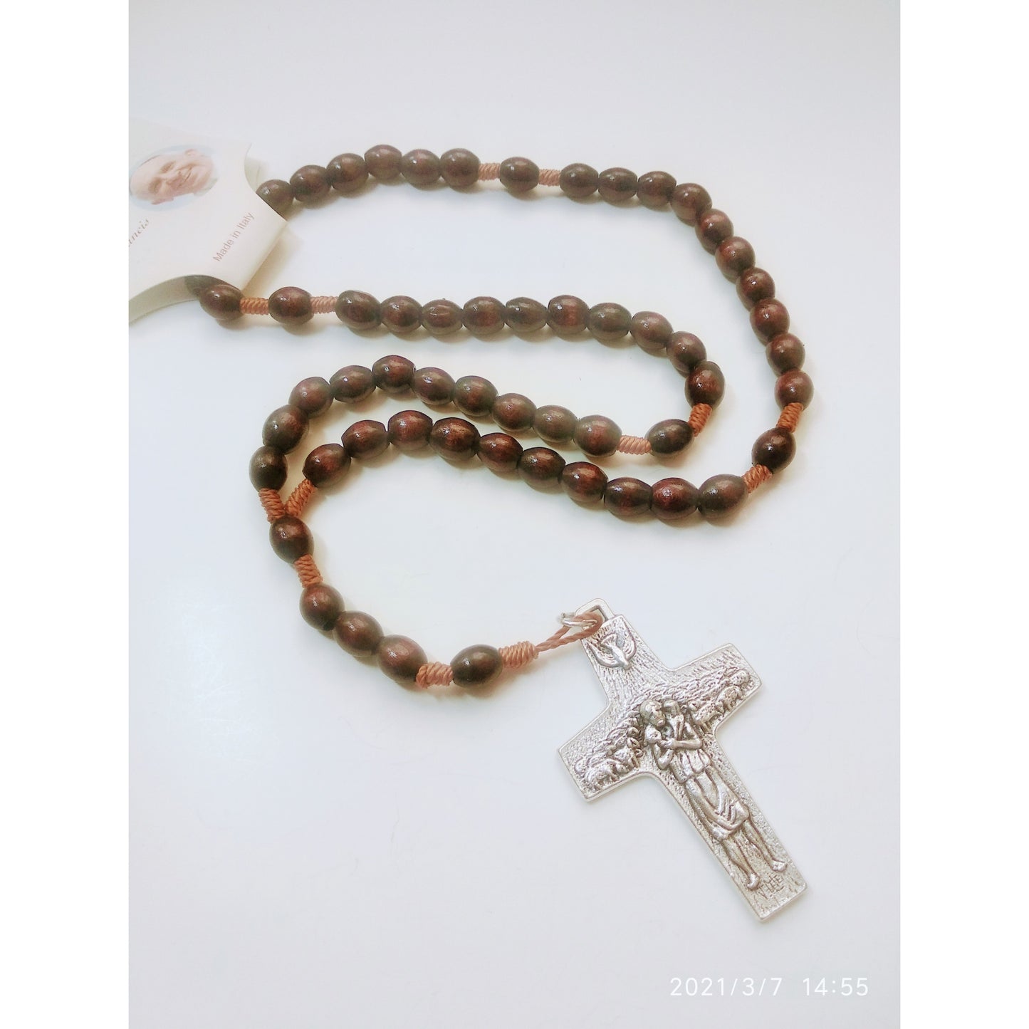 Pope Francis Pectoral Cross Rosary