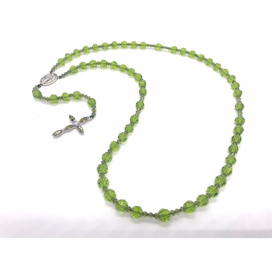 Crystal Rosary (Green)