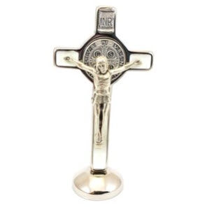 St. Benedict Standing Crucifix (Luminous) 3"