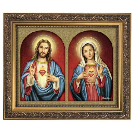 The Sacred Hearts Framed Print