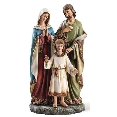 Holy Family with Child Jesus, 9.75"
