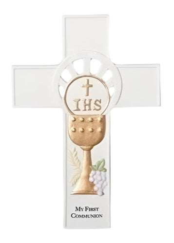 My First Communion Wall Cross, 8.25"