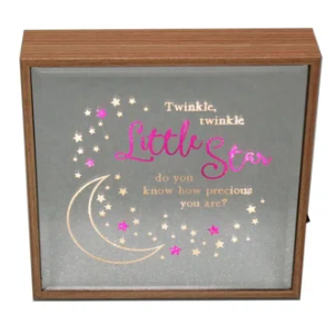 Twinkle Twinkle LED Reflection Art Block