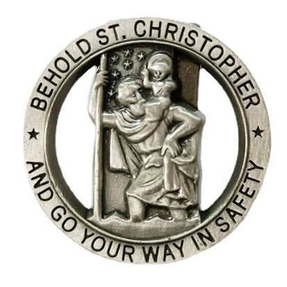 Visor Clip - St Christopher