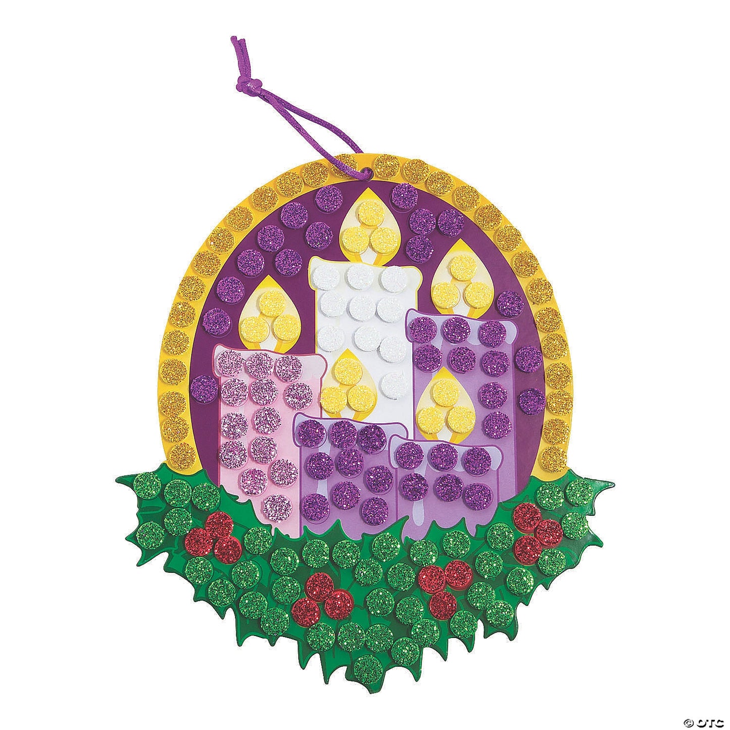 Advent Mosaic Candles Craft Kit