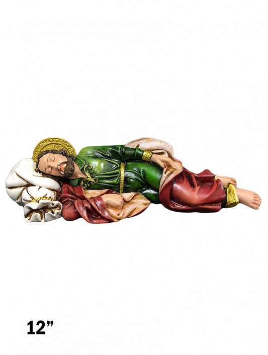 Sleeping St Joseph, 12"W