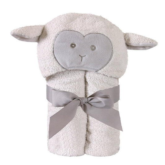 Hooded Terry Plush Lamb Towel