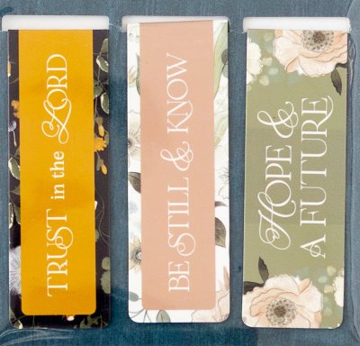 Magnetic Bookmark - Warm Floral (6/pack)