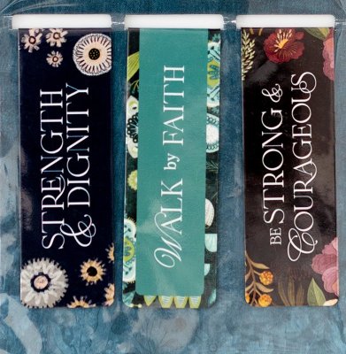 Magnetic Bookmark - Warm Floral (6/pack)