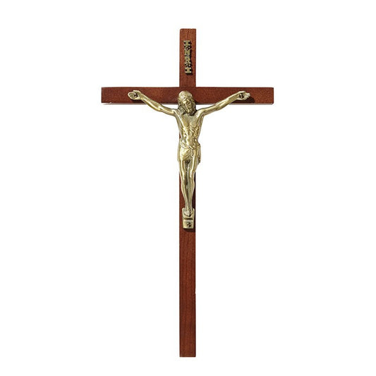 Maple Hardwood Crucifix, 10"