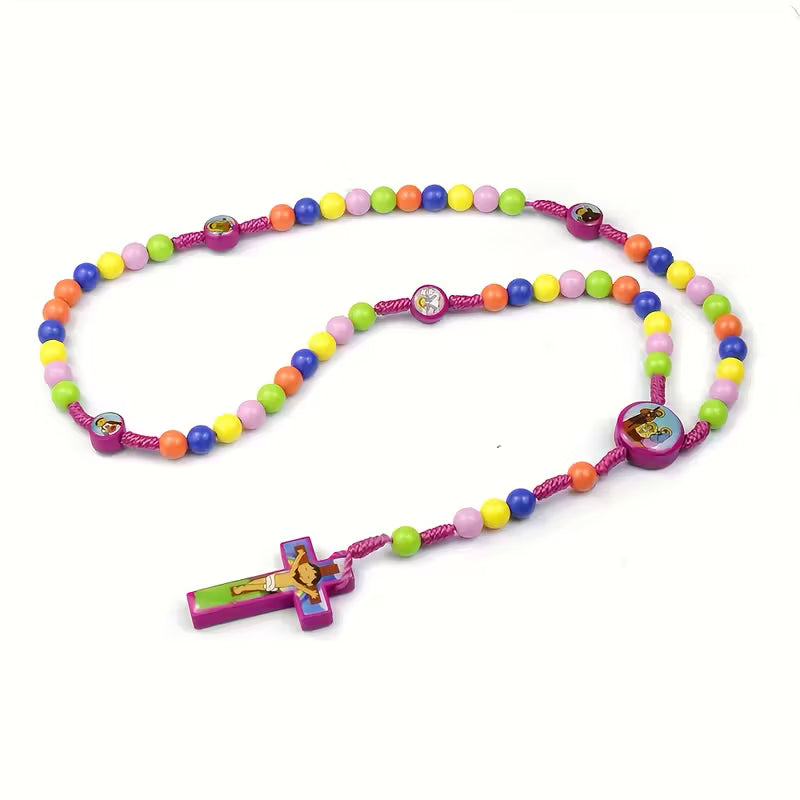 Mini Saints Corded Rosary