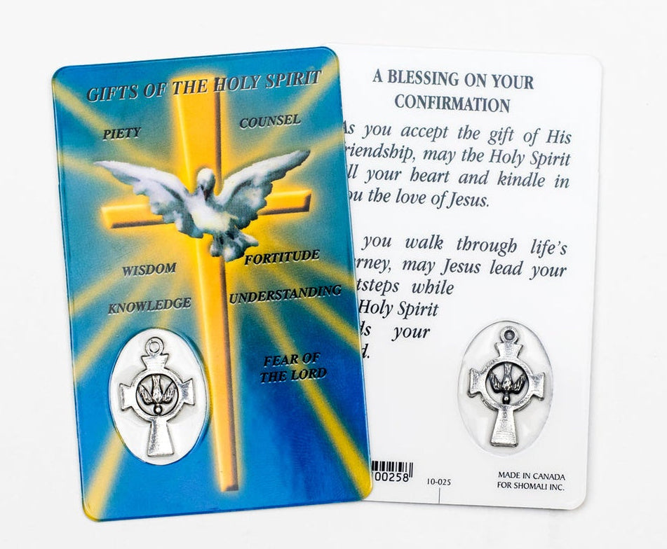 Gifts of the Holy Spirit Prayer Card