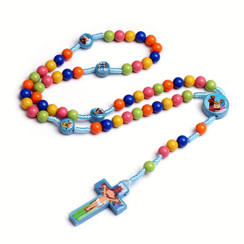 Mini Saints Corded Rosary
