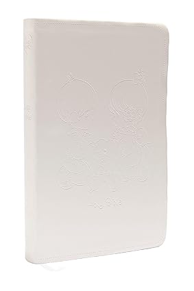 NRSV Precious Moments Catholic Bible - White Leathersoft