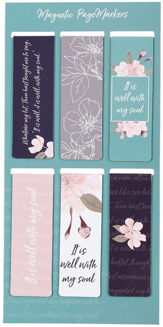 Magnetic Bookmark: It is Well with the Soul (6/pack)