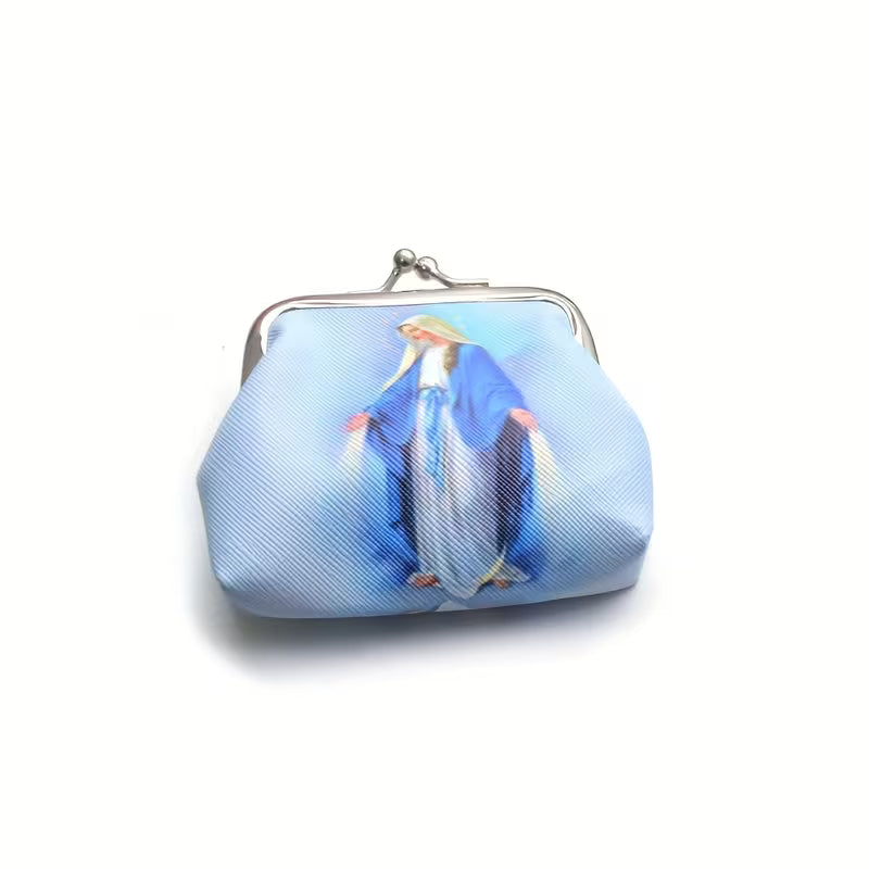 Our Lady of Grace Imitation Leather Rosary Pouch
