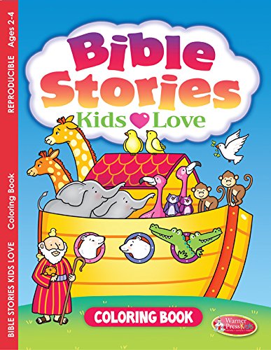 Bible Stories Kids Love Coloring Age 2-4