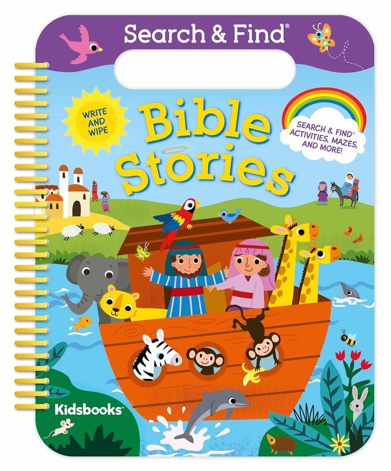 Search and Find Bible Stories (Spiral Bound) Age 3-5