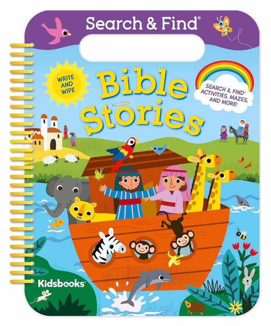 Search and Find Bible Stories (Spiral Bound) Age 3-5