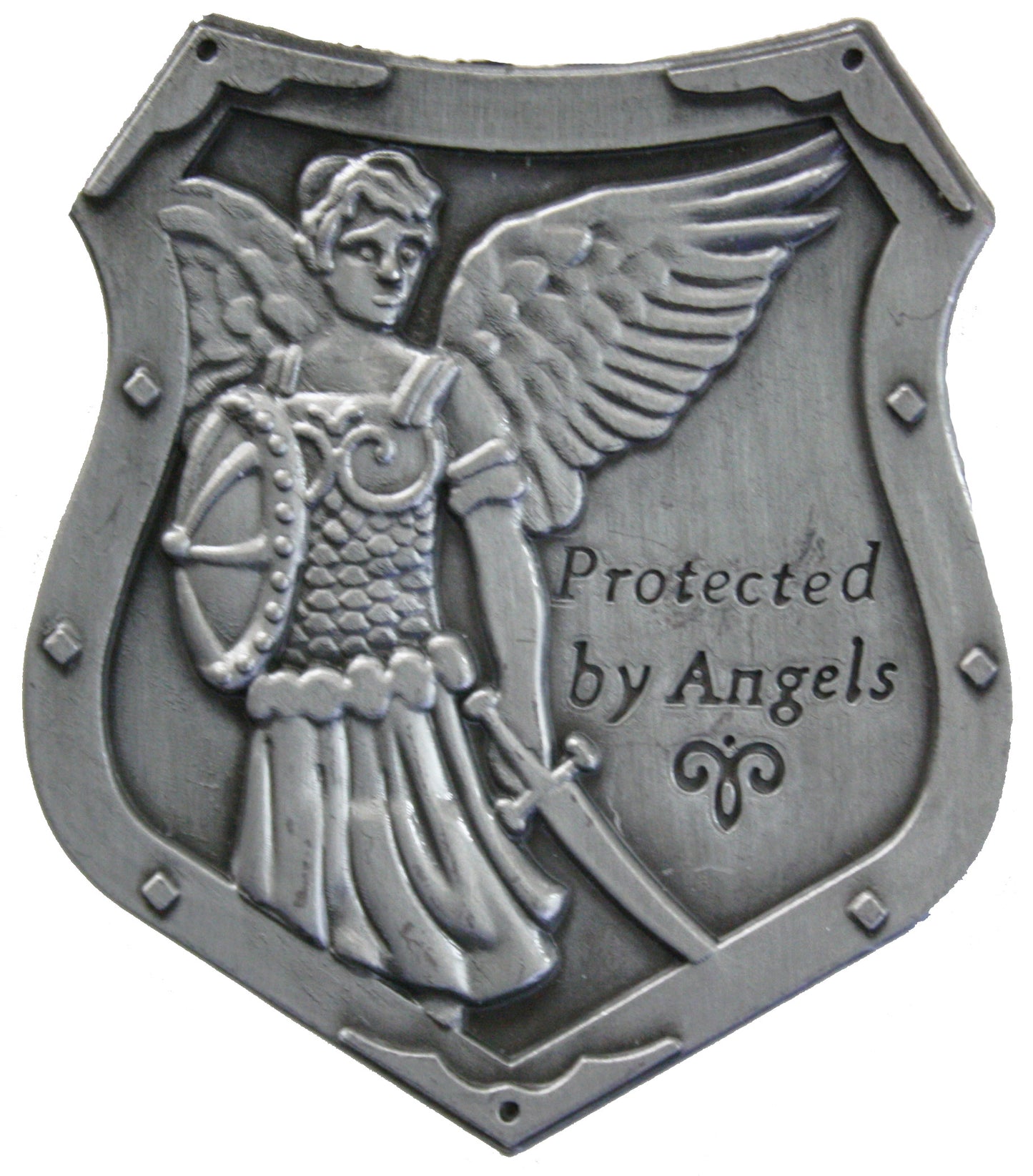 Visor Clip - Archangel Michael Shield and Sword