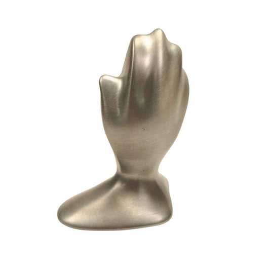 Hoselton “Praying Hand” Aluminum Sculpture (Made in Canada)