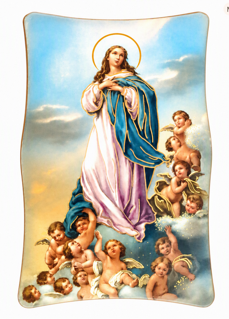 The Assumption of the Blessed Virgin Mary Desktop Plaque
