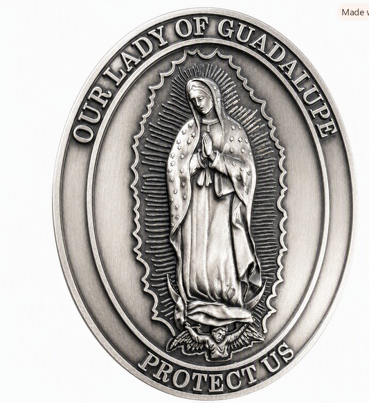 Our Lady of Guadalupe Visor Clip