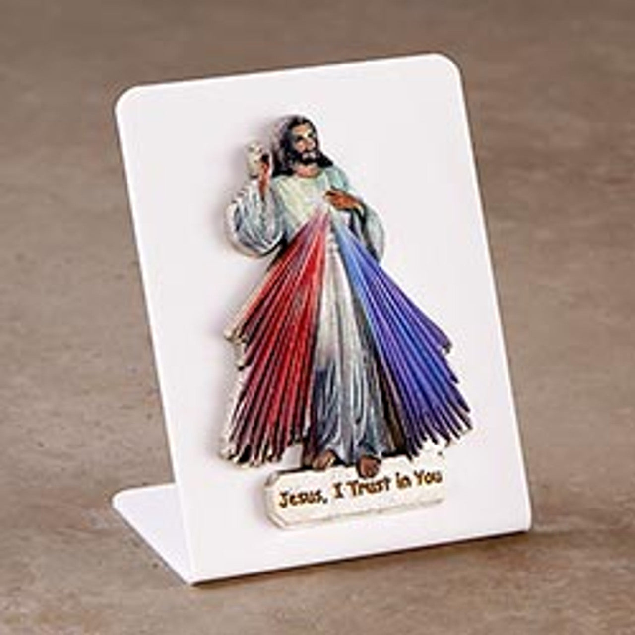 Divine Mercy Desk Plaque, 3.25"