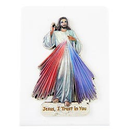 Divine Mercy Desk Plaque, 3.25"