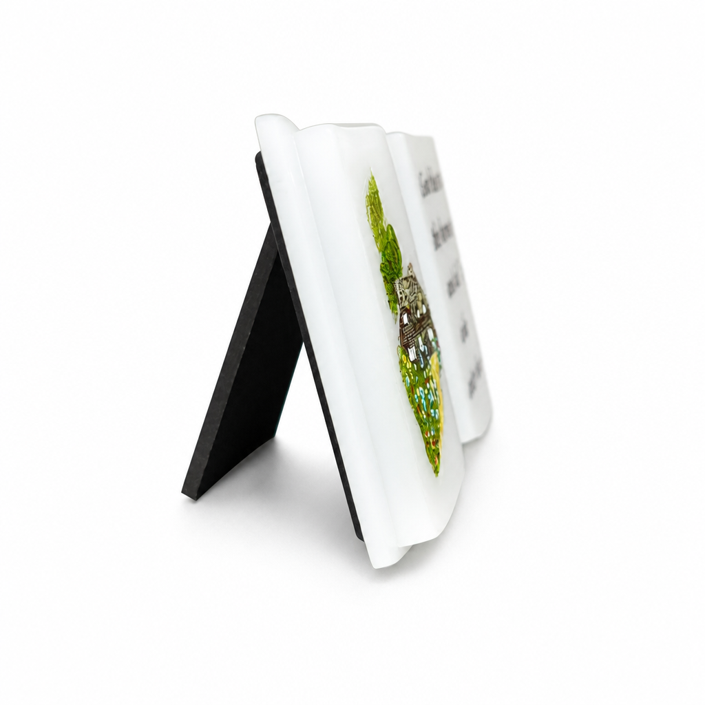 God Bless This Home Desktop Plaque, 2" h
