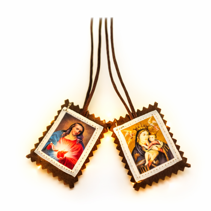 Fabric Brown Scapular