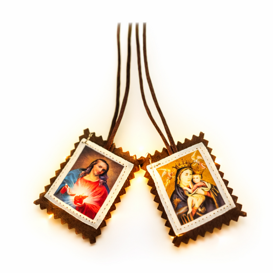 Fabric Brown Scapular